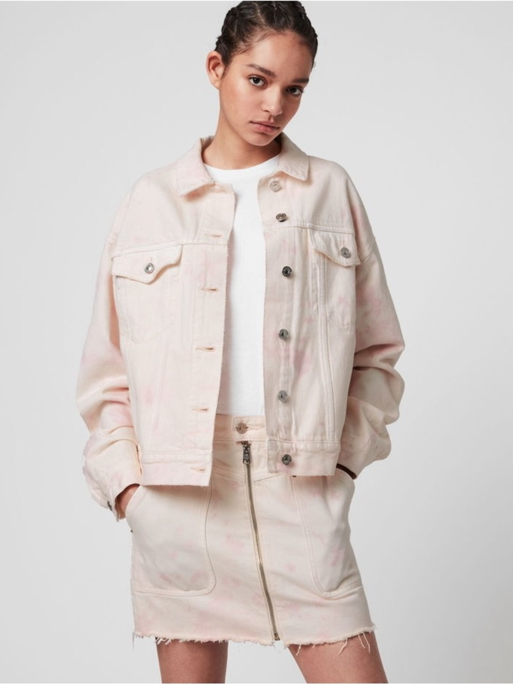 ALLSAINTS Elma Tie Dye Jean Jacket